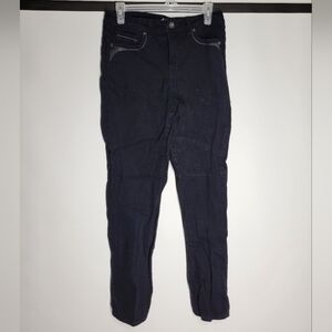 Style & Co Black Denim Straight Leg Jeans